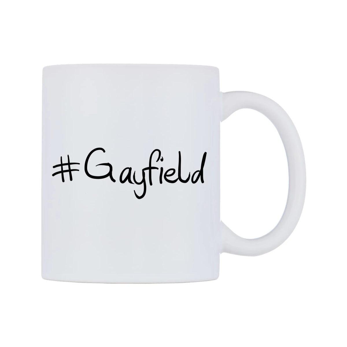 Gayfield Mug — mug, left side, on a white background