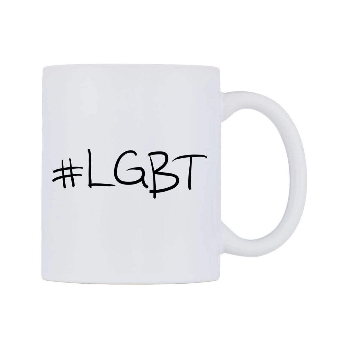 LGBT Mug — mug, left side, on a white background