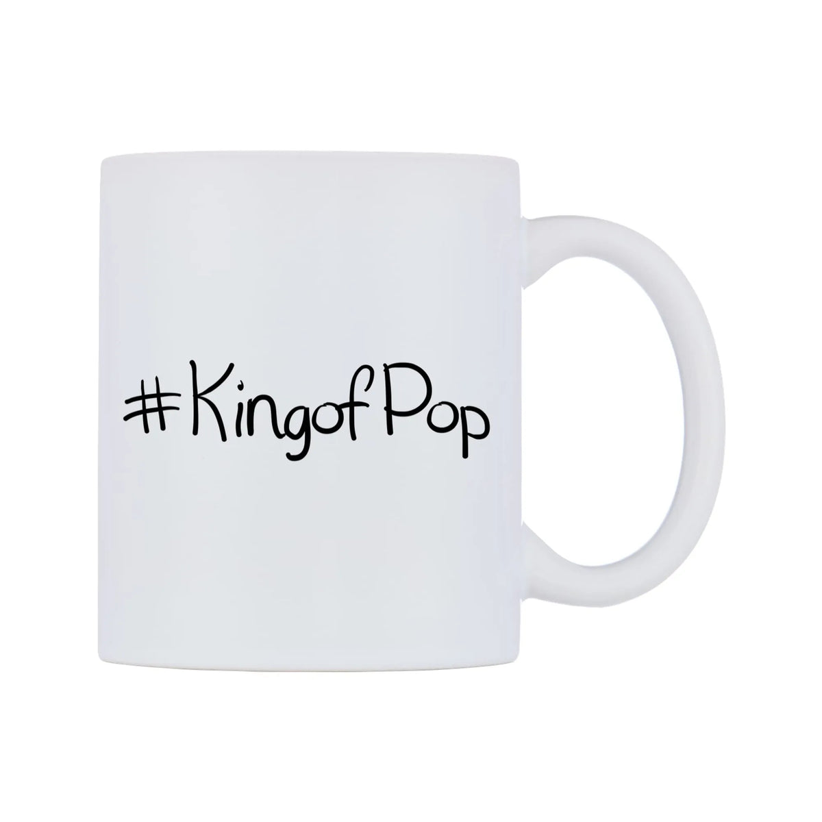 KingofPop Mug — mug, left side, on a white background