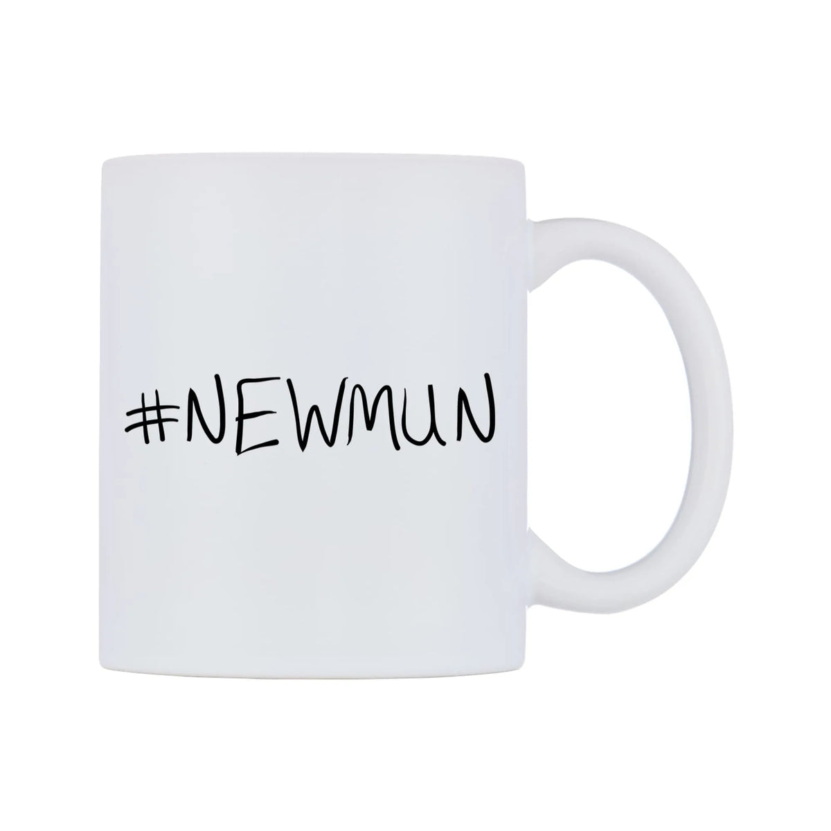 NEWMUN Mug — mug, left side, on a white background