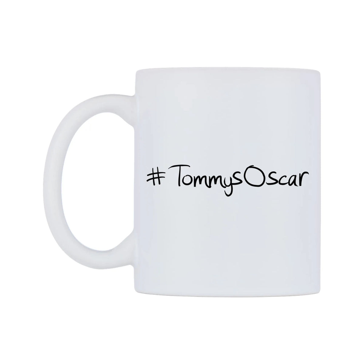 TommysOscar Mug — mug, right side, on a white background