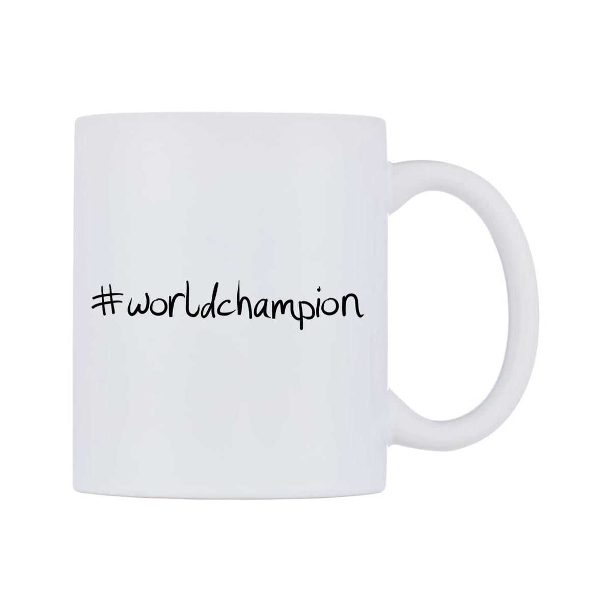 worldchampion Mug — mug, left side, on a white background