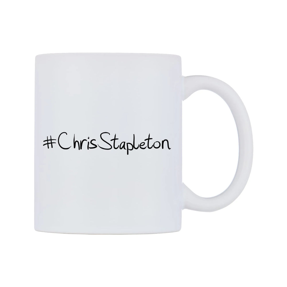 ChrisStapleton Mug — mug, left side, on a white background