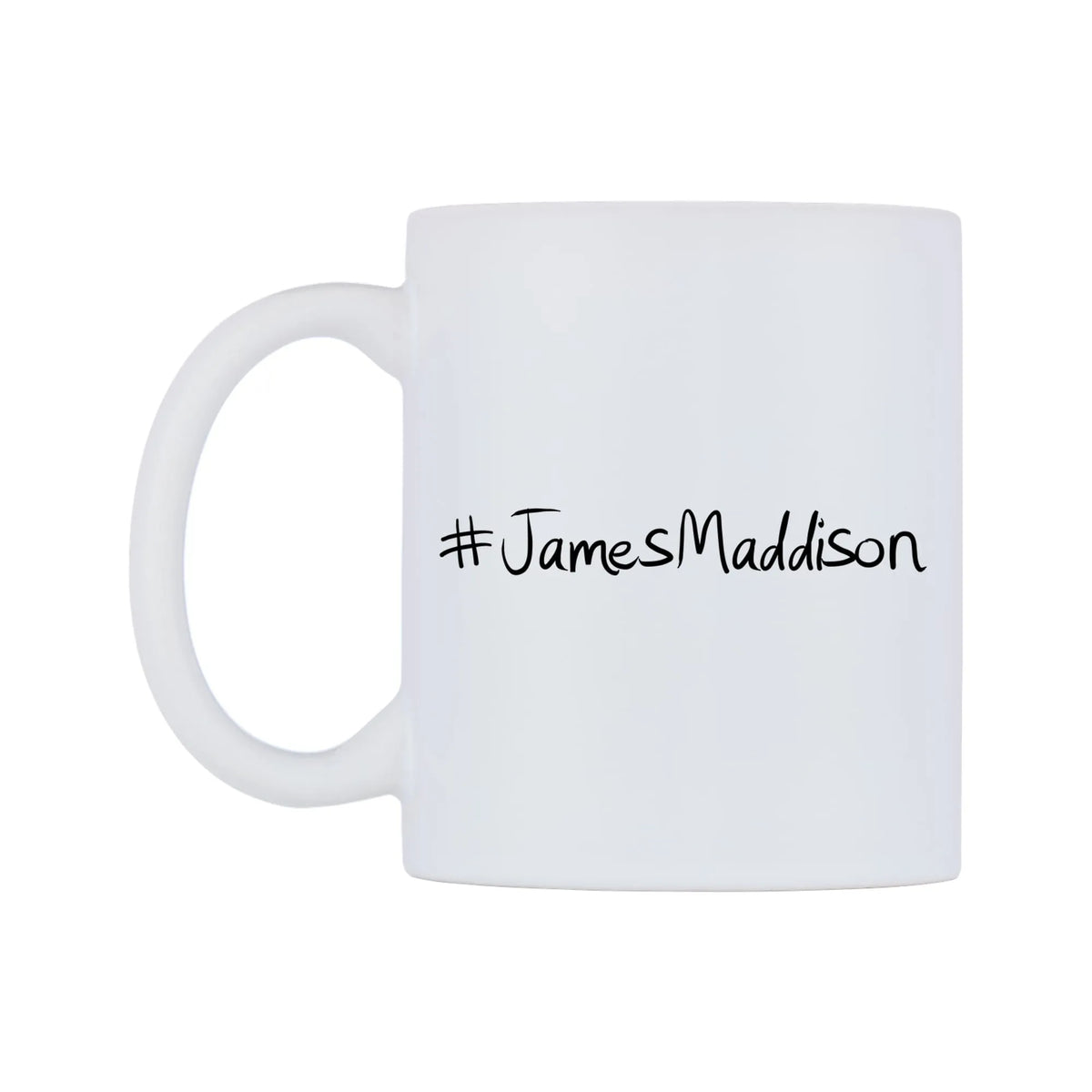 JamesMaddison Mug — mug, right side, on a white background
