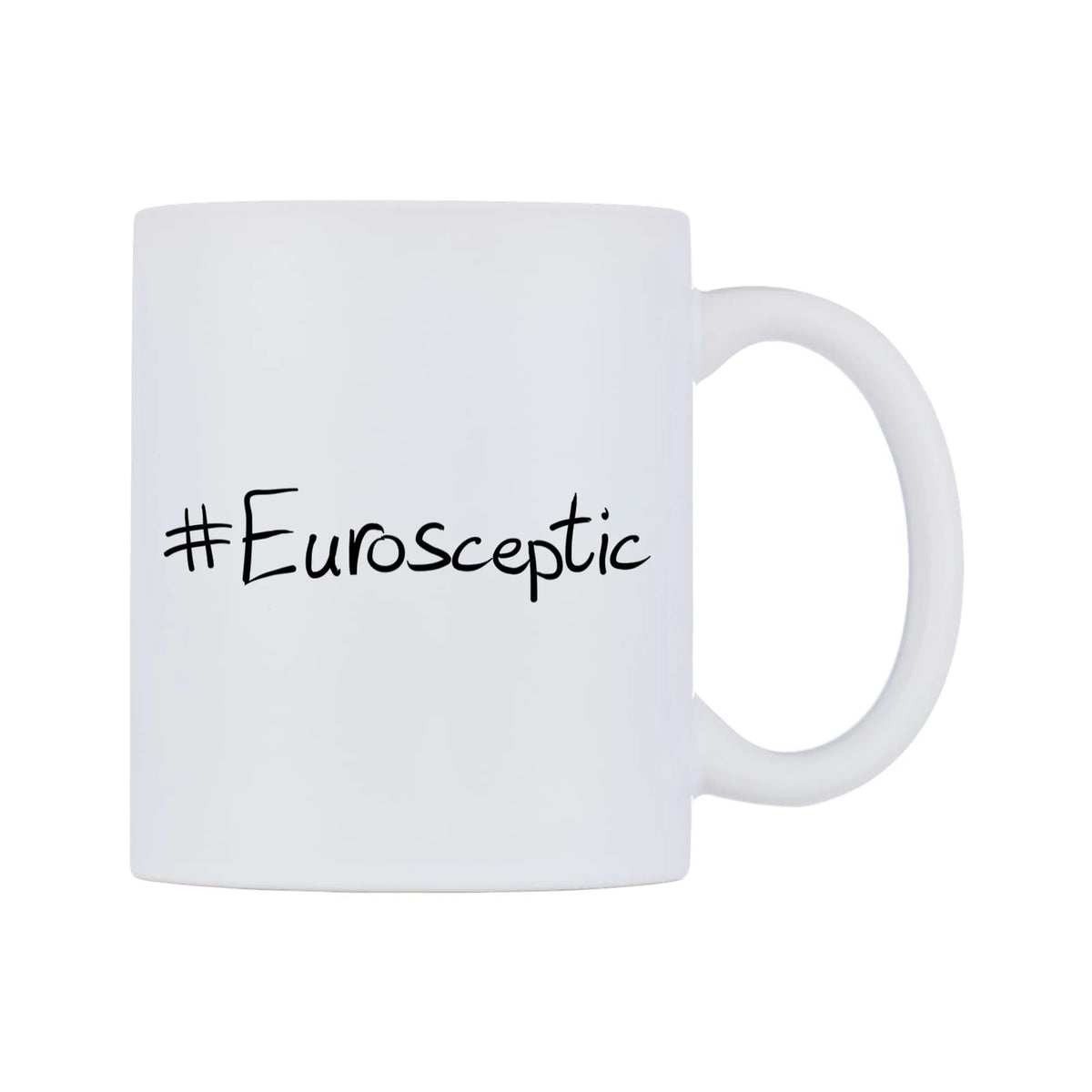 Eurosceptic Mug — mug, left side, on a white background