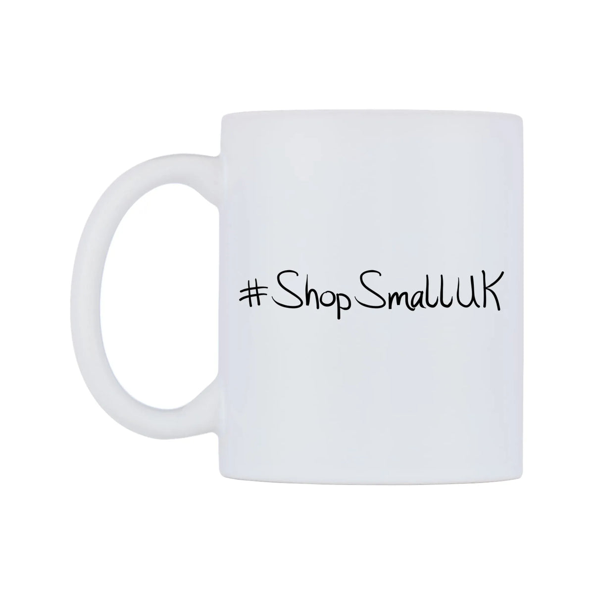 ShopSmallUK Mug — mug, right side, on a white background