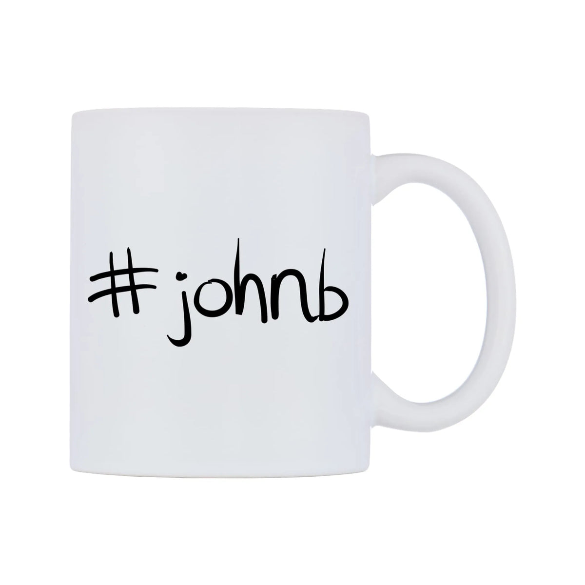 johnb Mug — mug, left side, on a white background