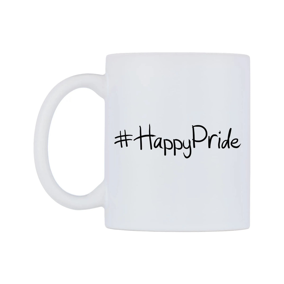 HappyPride Mug — mug, right side, on a white background