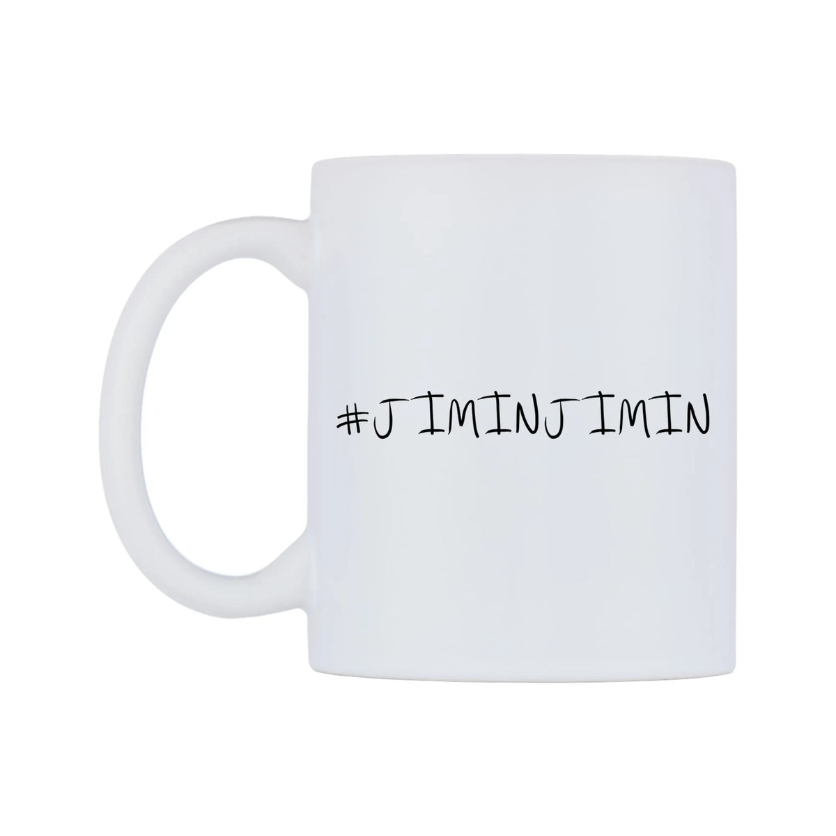 JIMINJIMIN Mug — mug, right side, on a white background