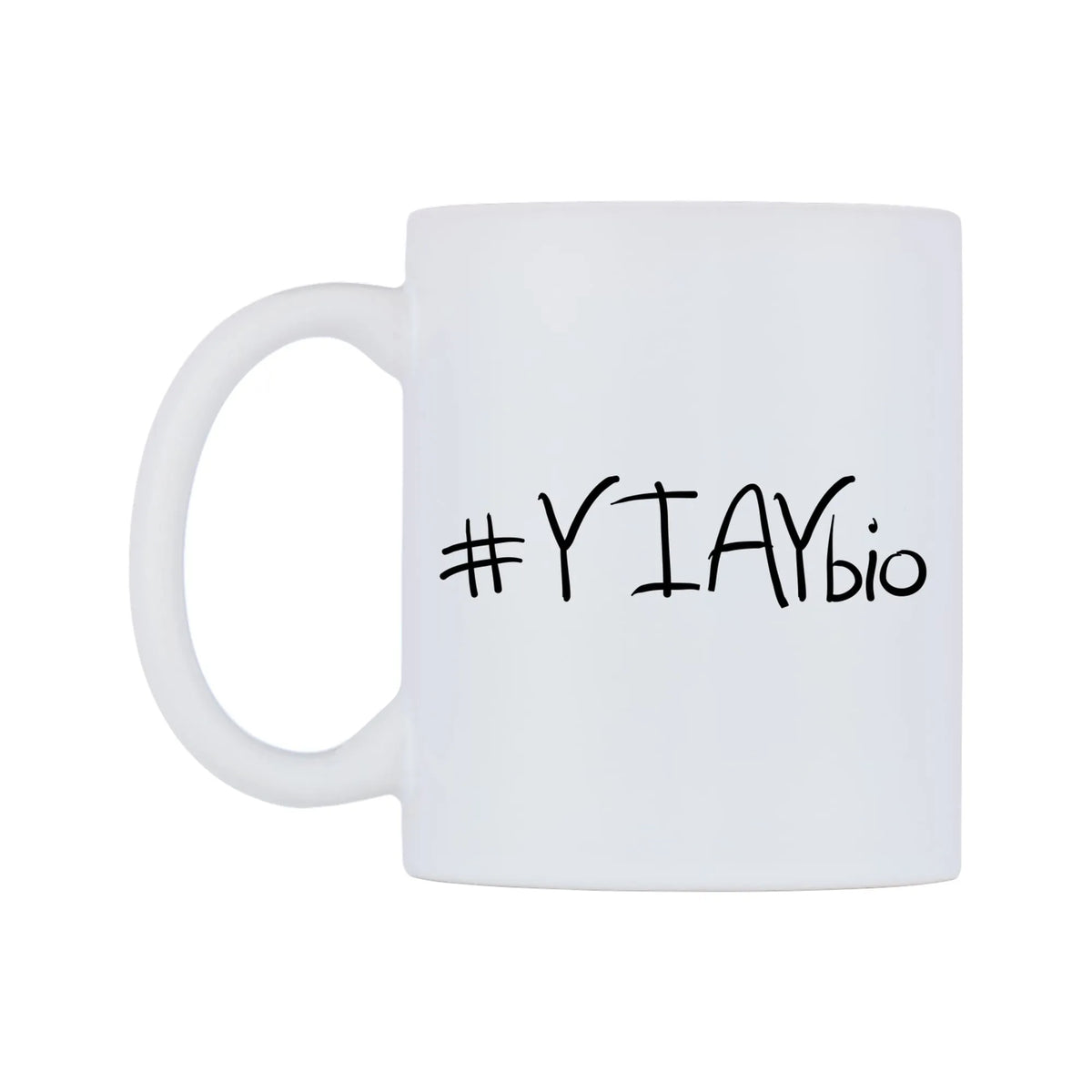 YIAYbio Mug — mug, right side, on a white background