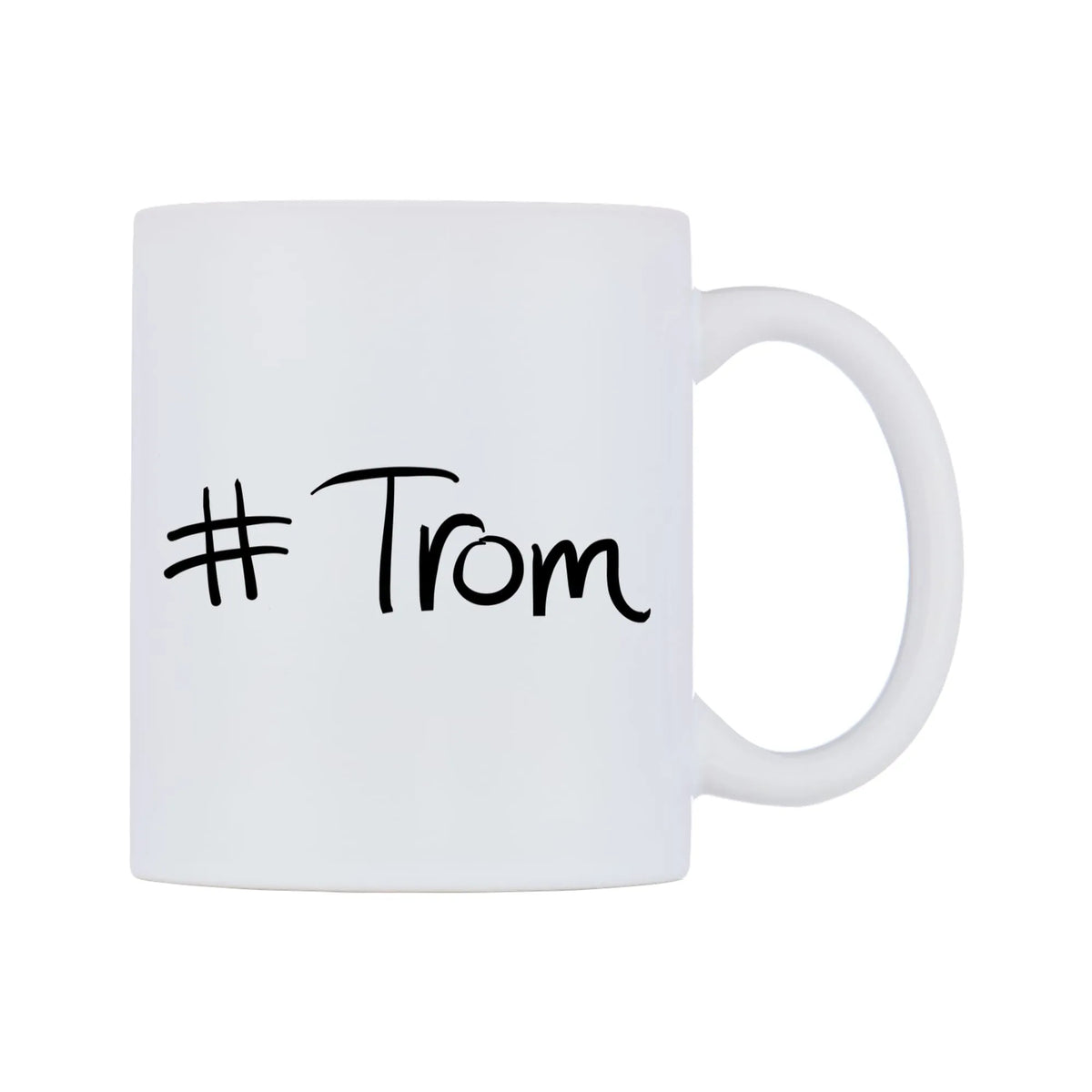 Trom Mug — mug, left side, on a white background