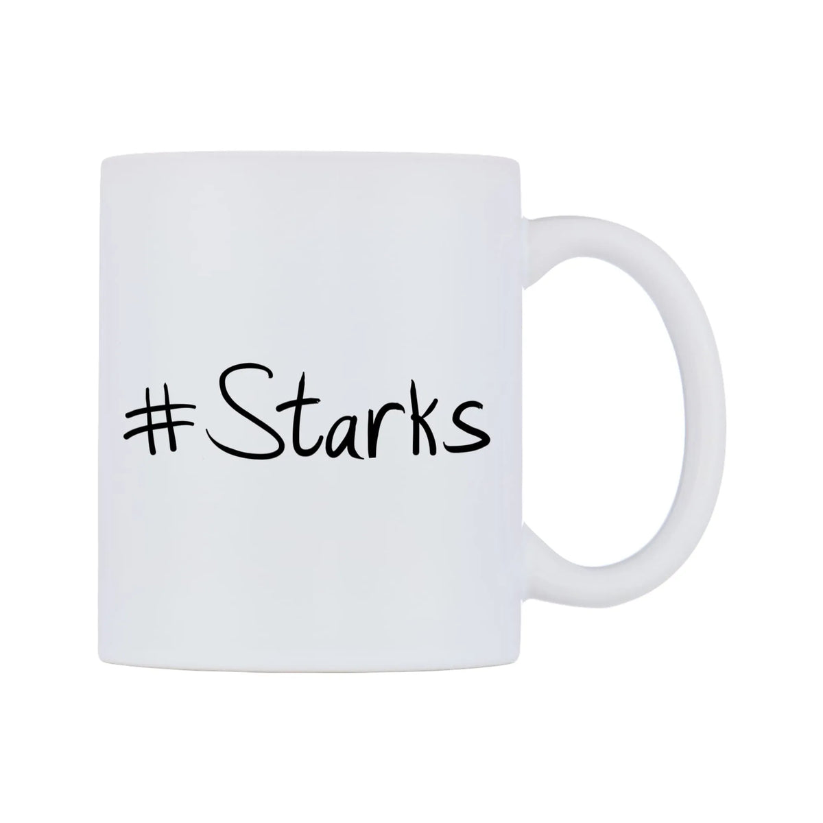 Starks Mug — mug, left side, on a white background