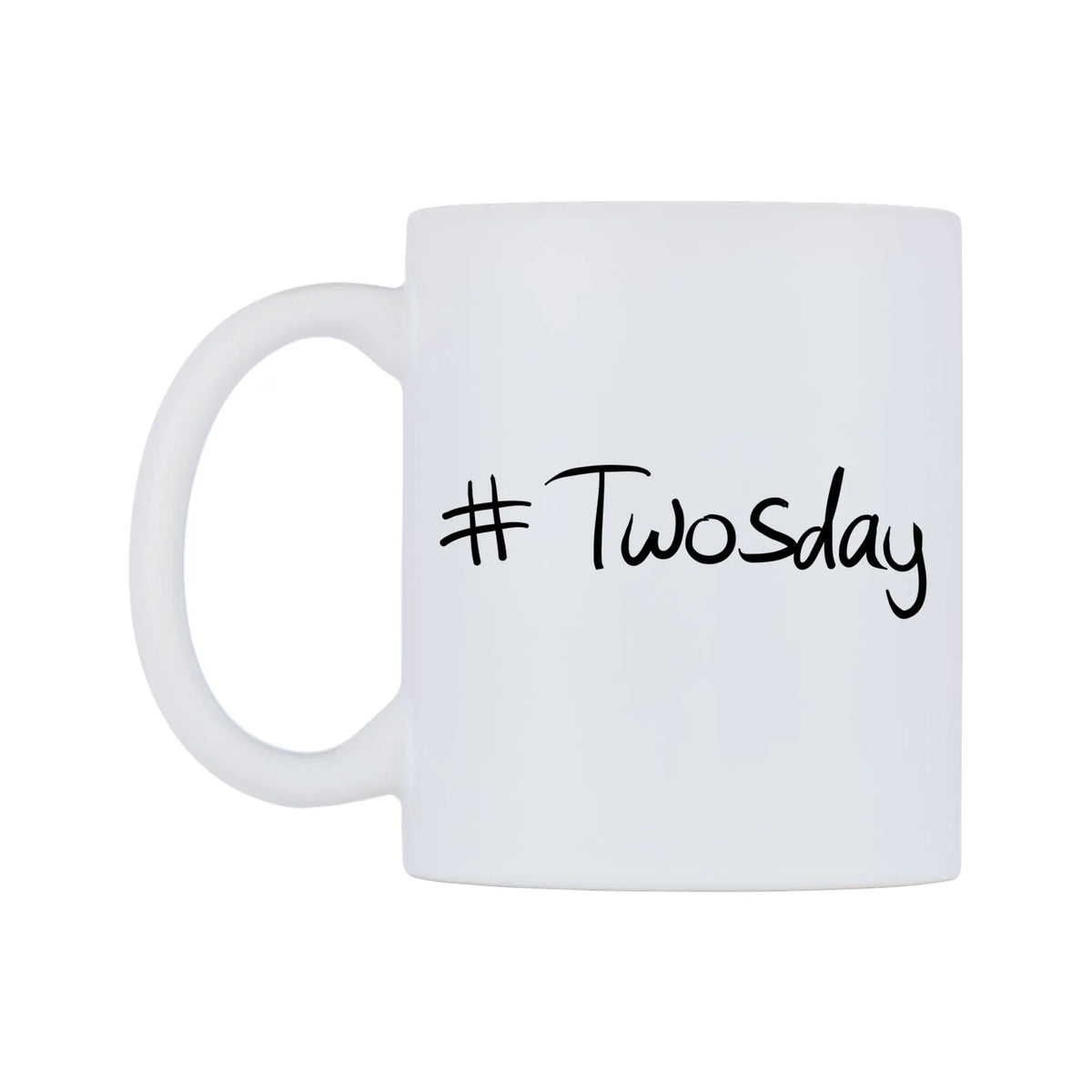 Twosday Mug — mug, right side, on a white background
