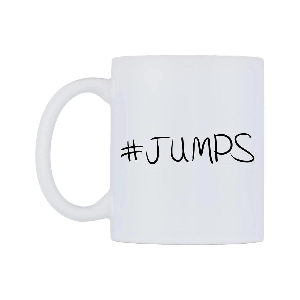 JUMPS Mug — mug, right side, on a white background