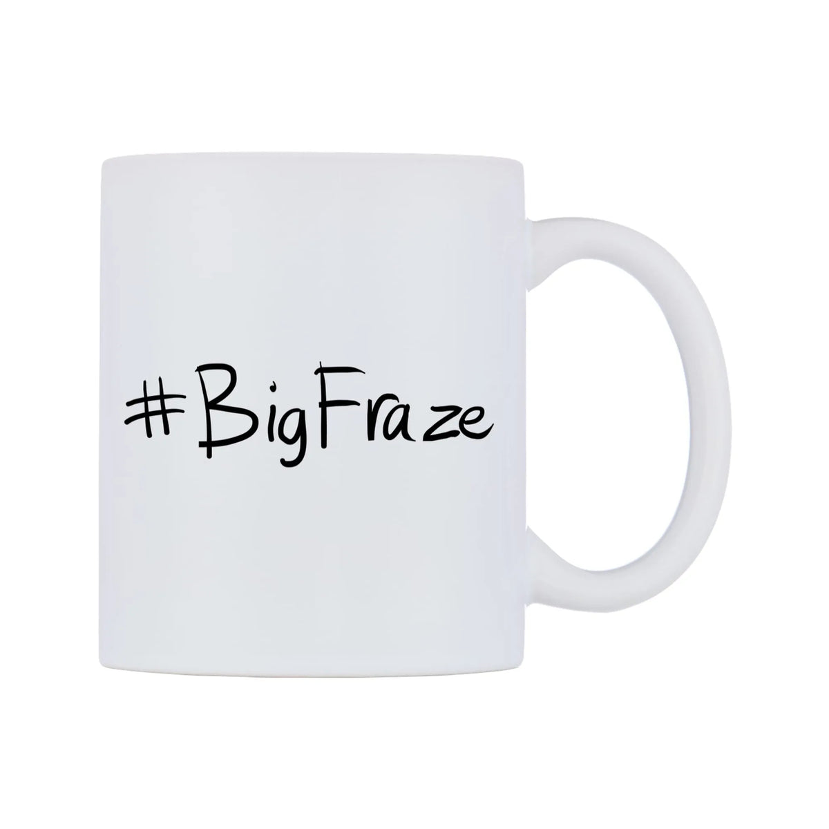 BigFraze Mug — mug, left side, on a white background