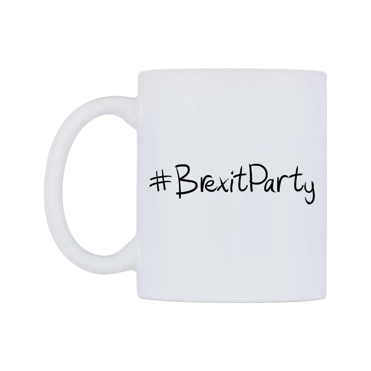 BrexitParty Mug — mug, right side, on a white background