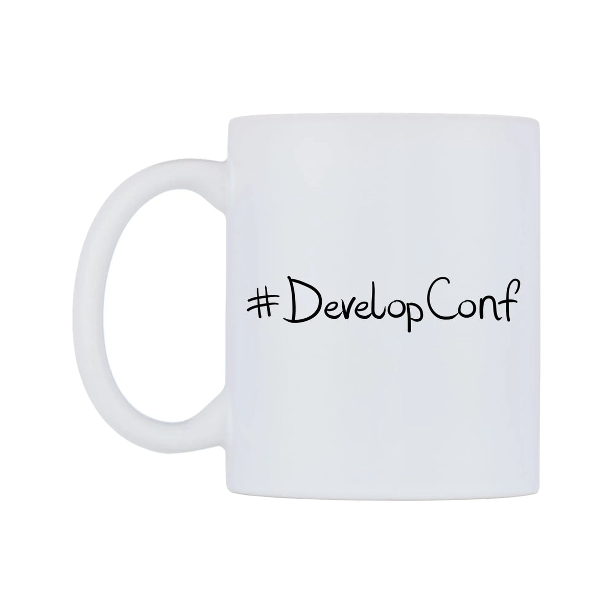 DevelopConf Mug — mug, right side, on a white background