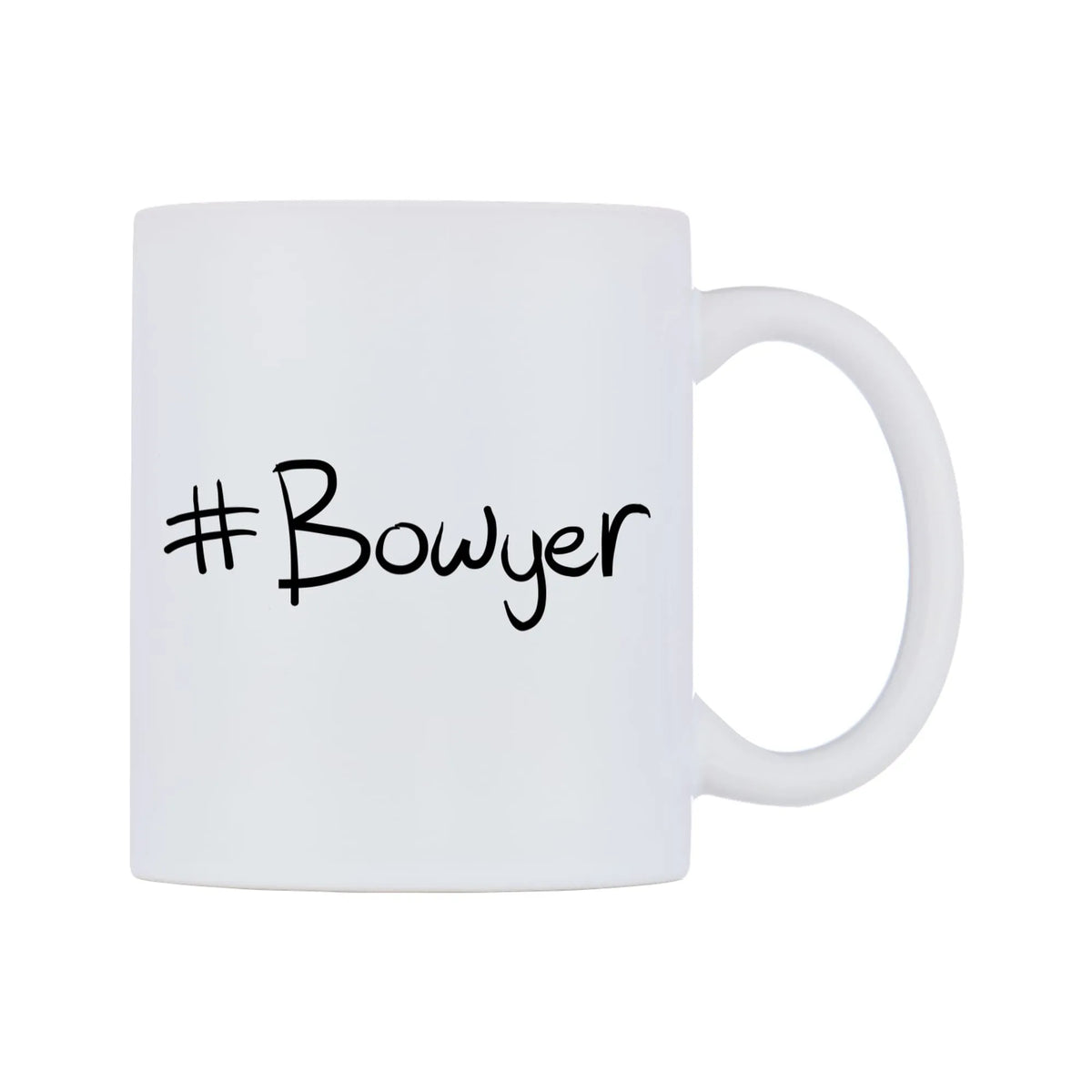 Bowyer Mug — mug, left side, on a white background