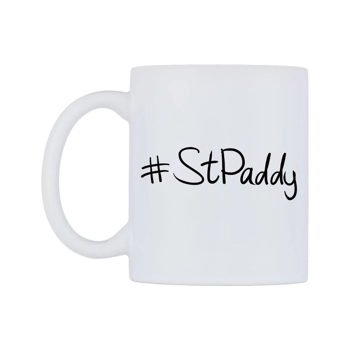 StPaddy Mug — mug, right side, on a white background