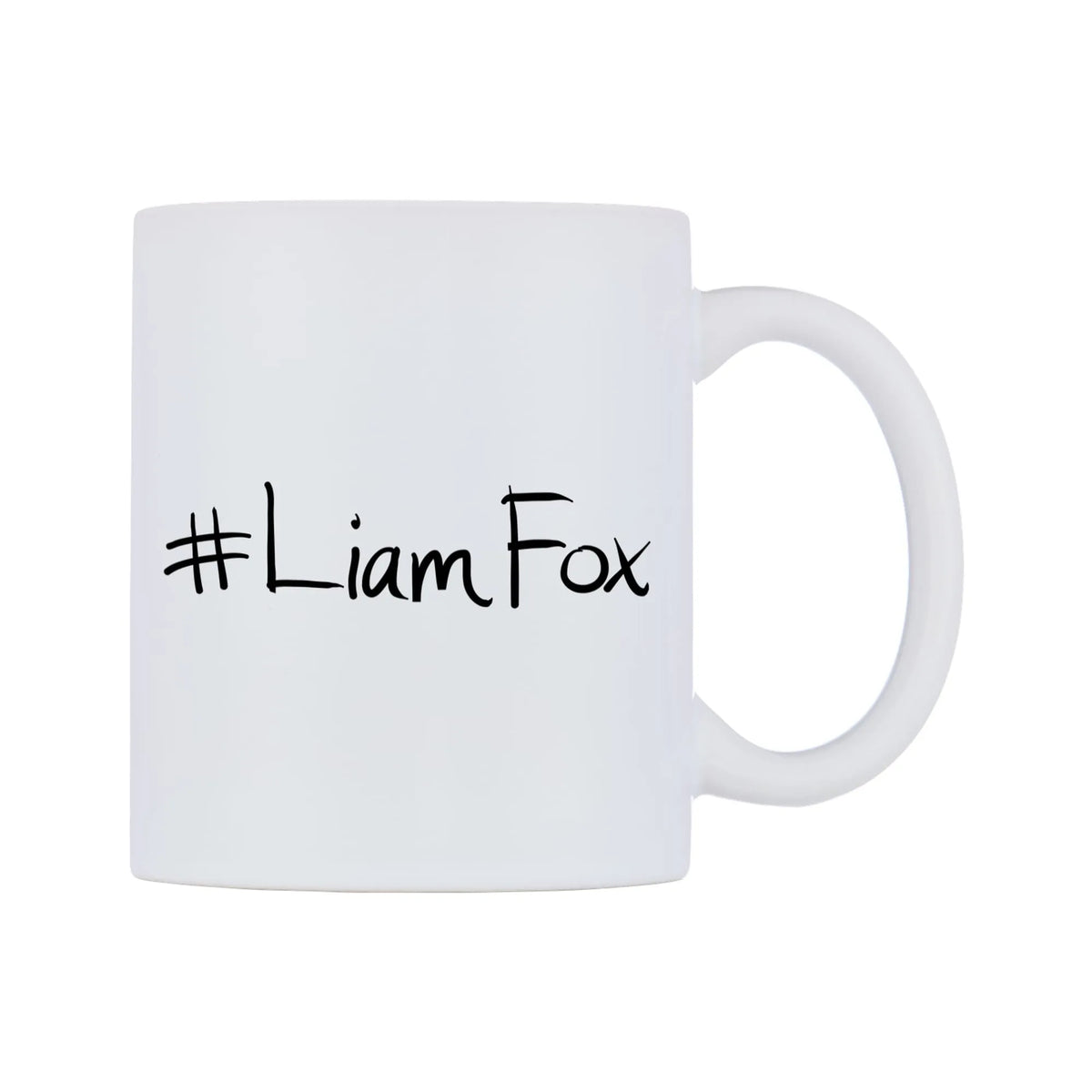 LiamFox Mug — mug, left side, on a white background