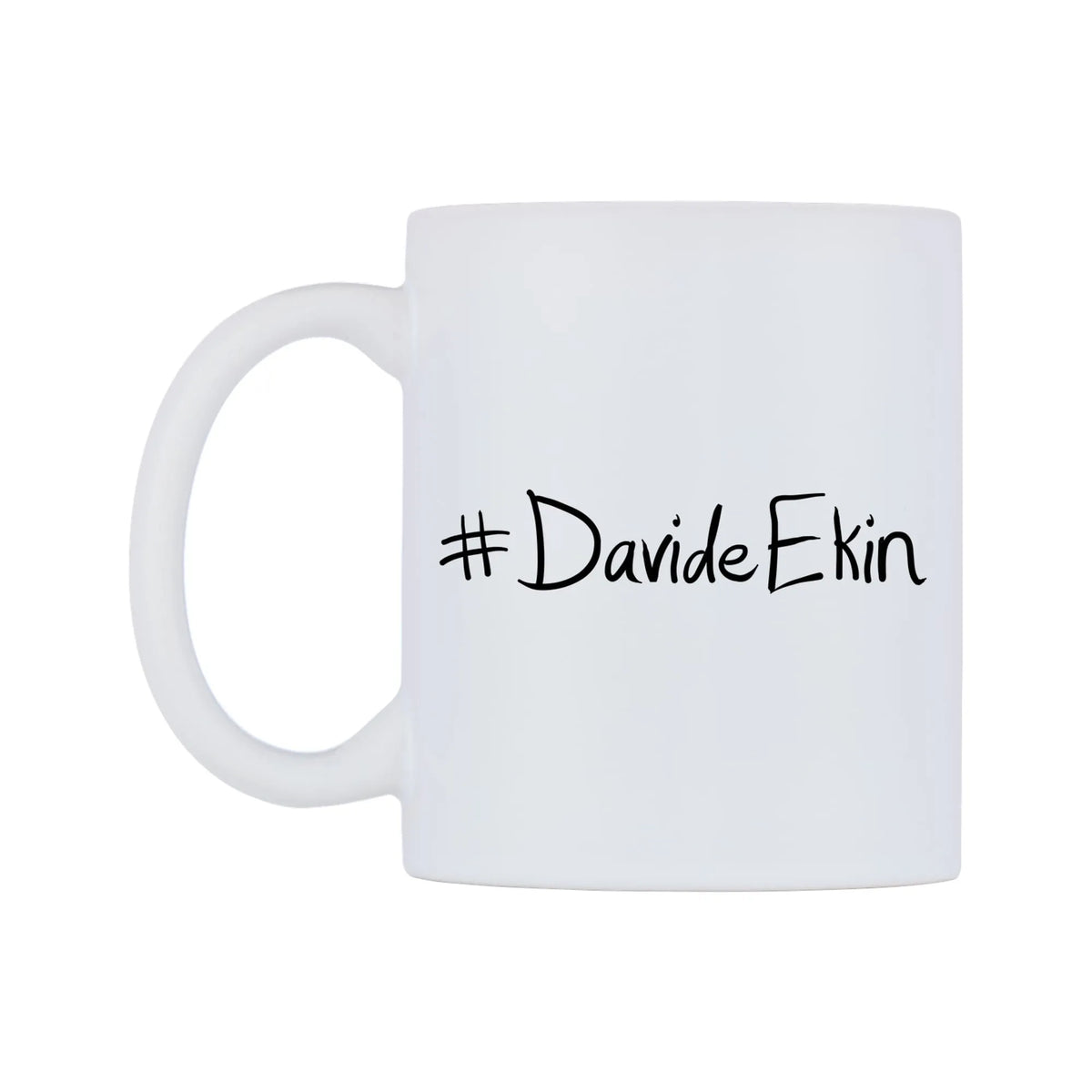 DavideEkin Mug — mug, right side, on a white background