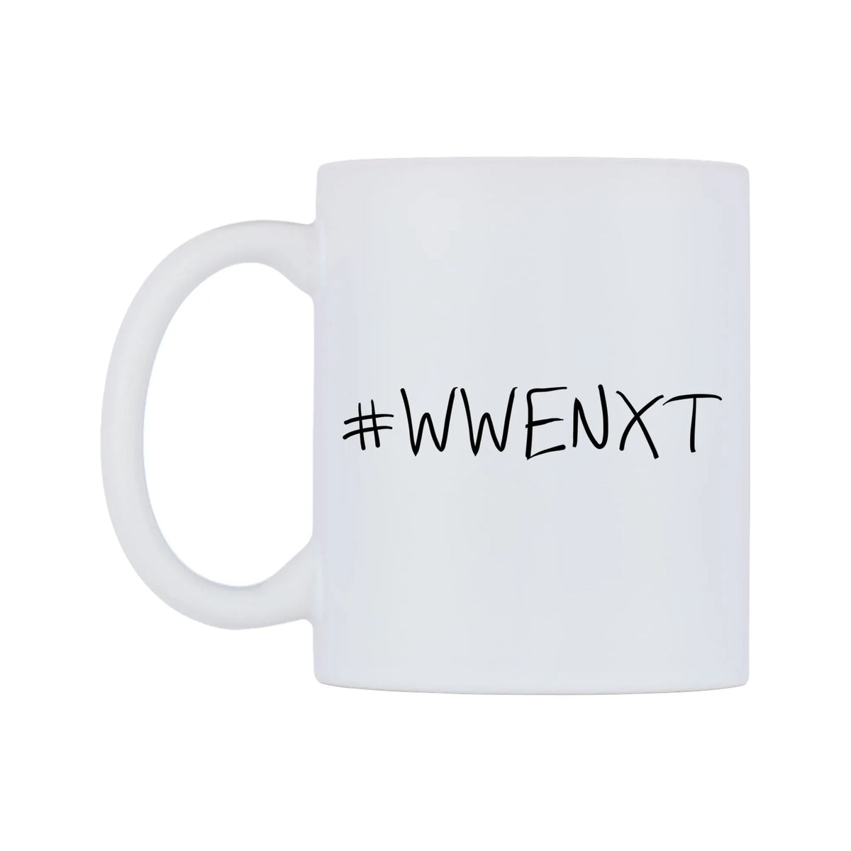 WWENXT Mug — mug, right side, on a white background