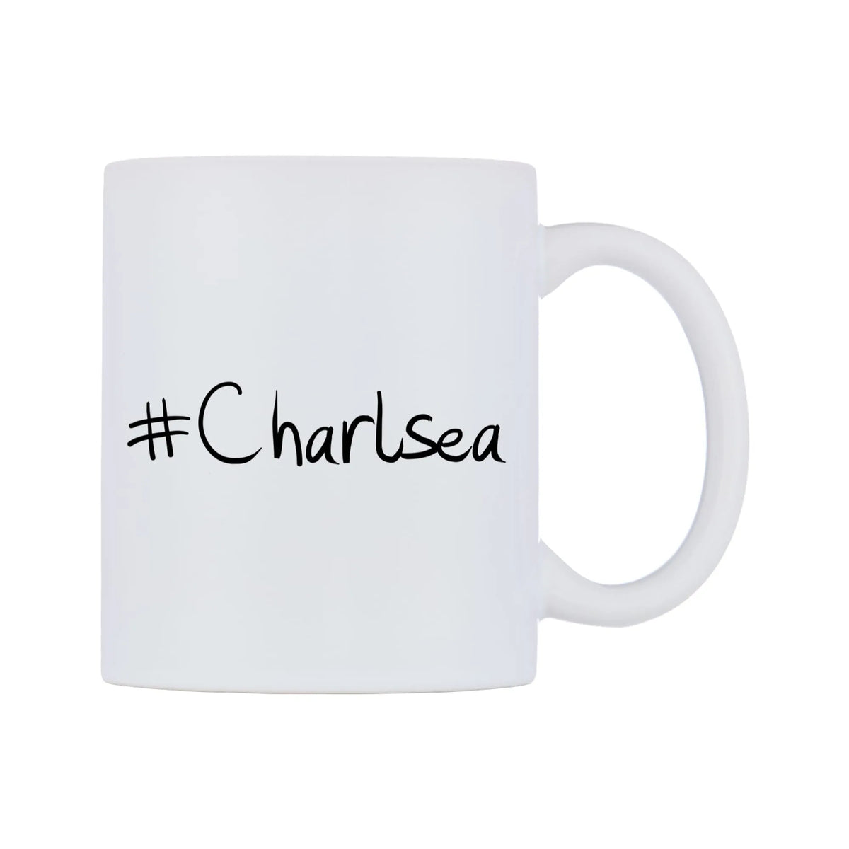 Charlsea Mug — mug, left side, on a white background