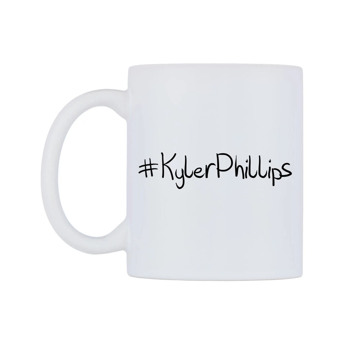 KylerPhillips Mug — mug, right side, on a white background