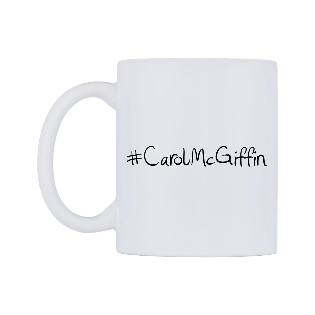 CarolMcGiffin Mug — mug, right side, on a white background
