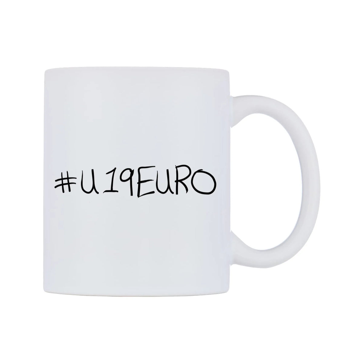 U19EURO Mug — mug, left side, on a white background