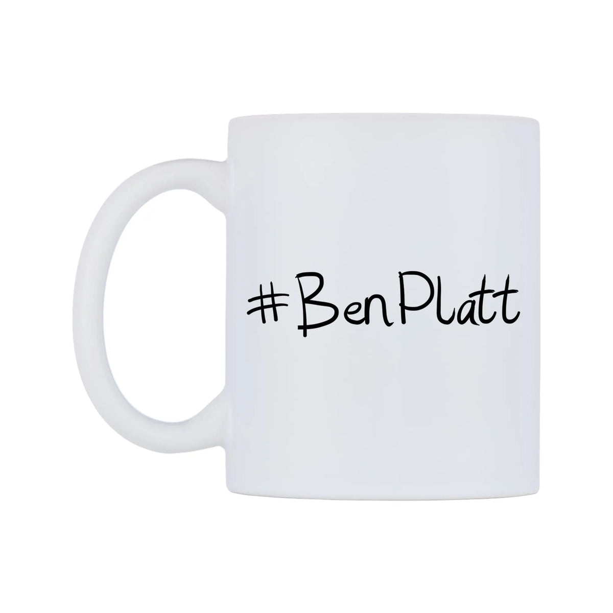 BenPlatt Mug — mug, right side, on a white background