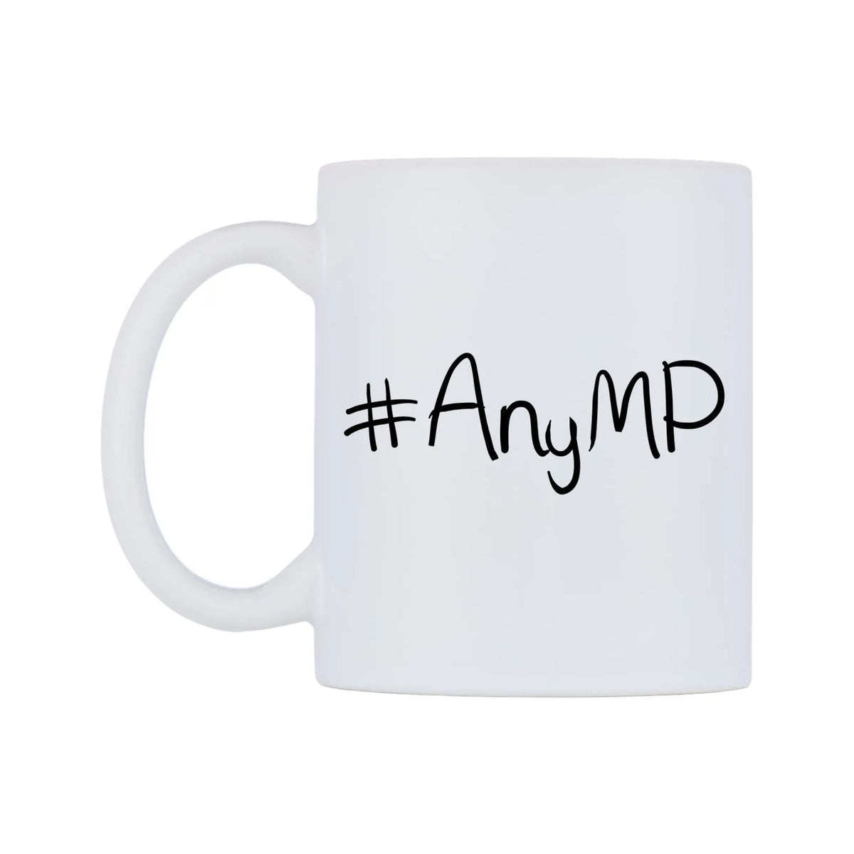 AnyMP Mug — mug, right side, on a white background