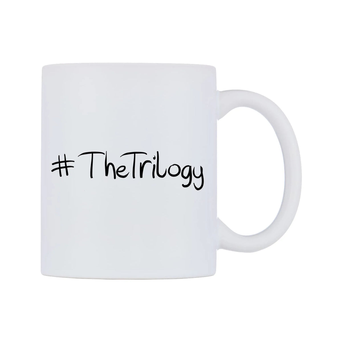 TheTrilogy Mug — mug, left side, on a white background
