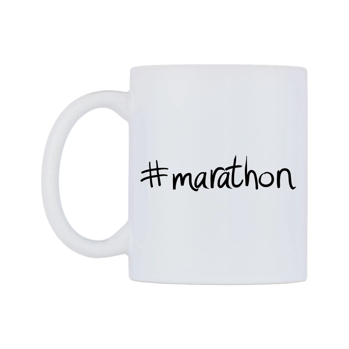 marathon Mug — mug, right side, on a white background