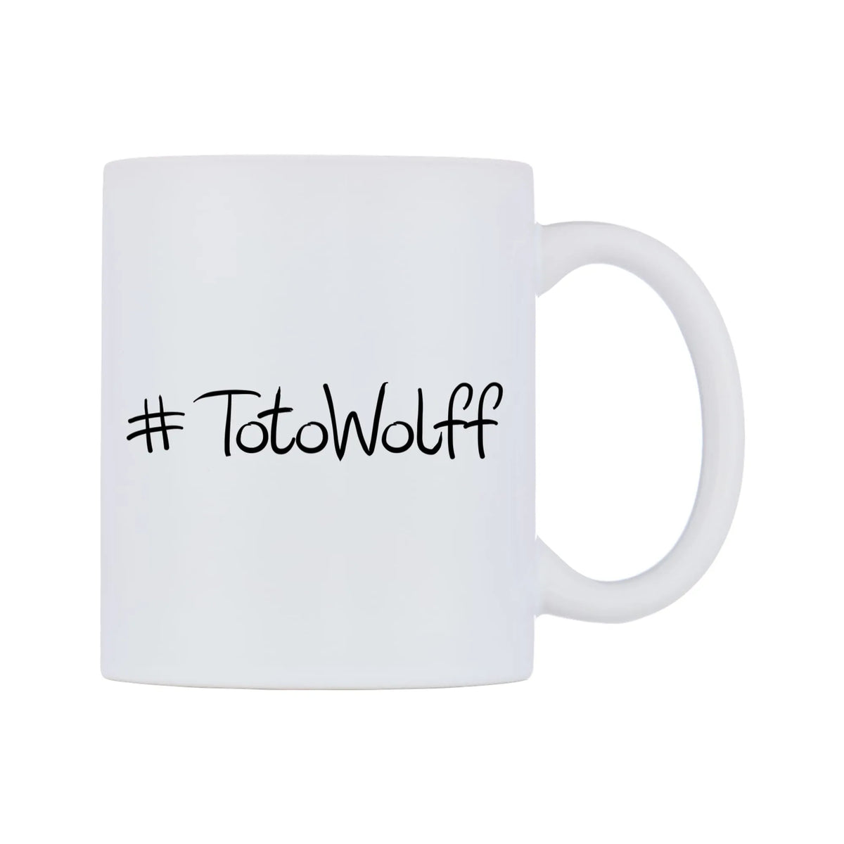 TotoWolff Mug — mug, left side, on a white background