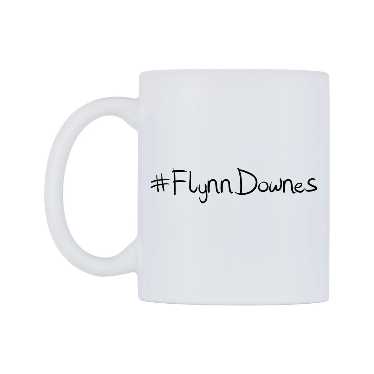 FlynnDownes Mug — mug, right side, on a white background