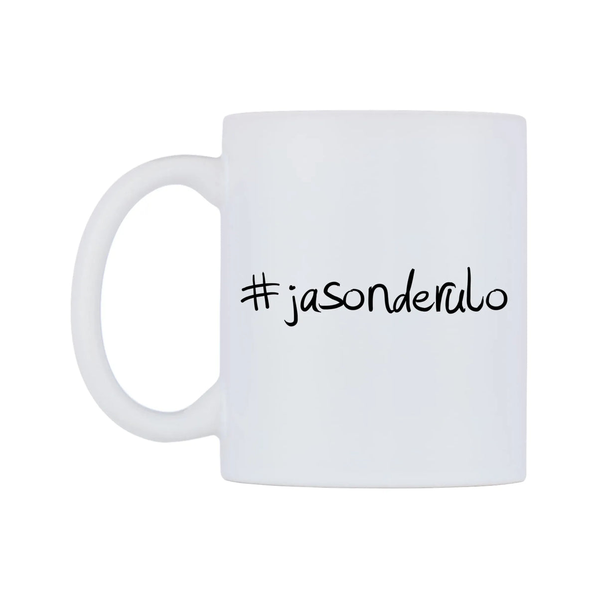 jasonderulo Mug — mug, right side, on a white background