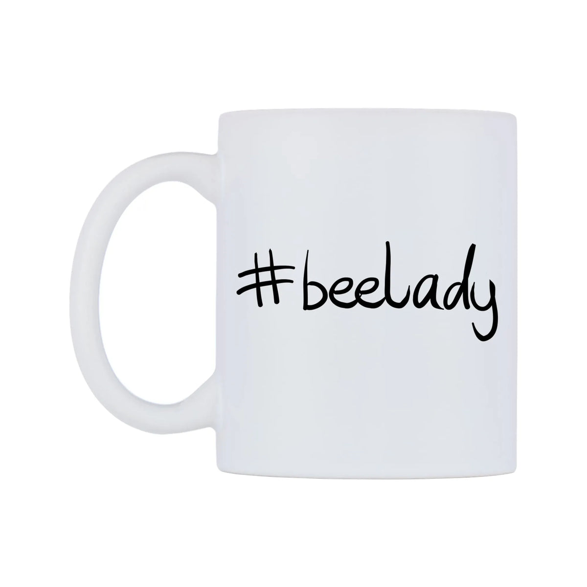 beelady Mug — mug, right side, on a white background