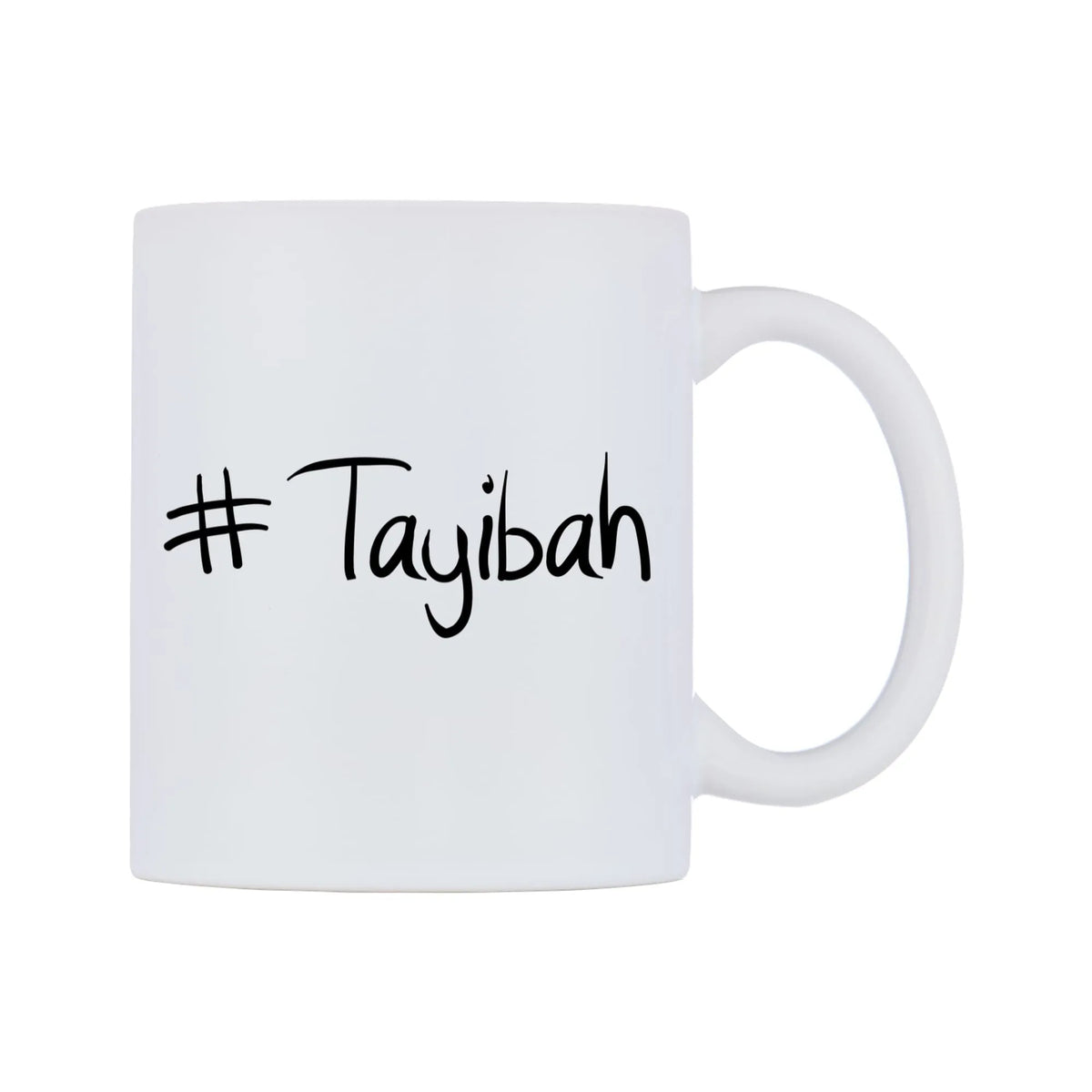 Tayibah Mug — mug, left side, on a white background