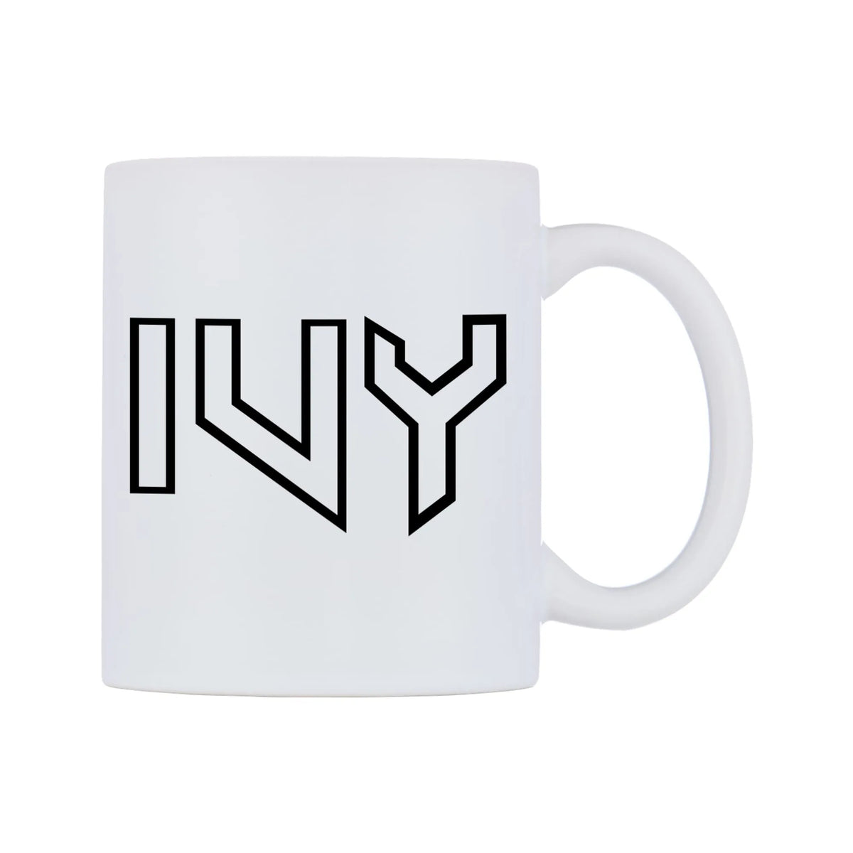 Ivy - Iron Maiden Themed Mug — white 11oz gloss mug, left side, on a white background