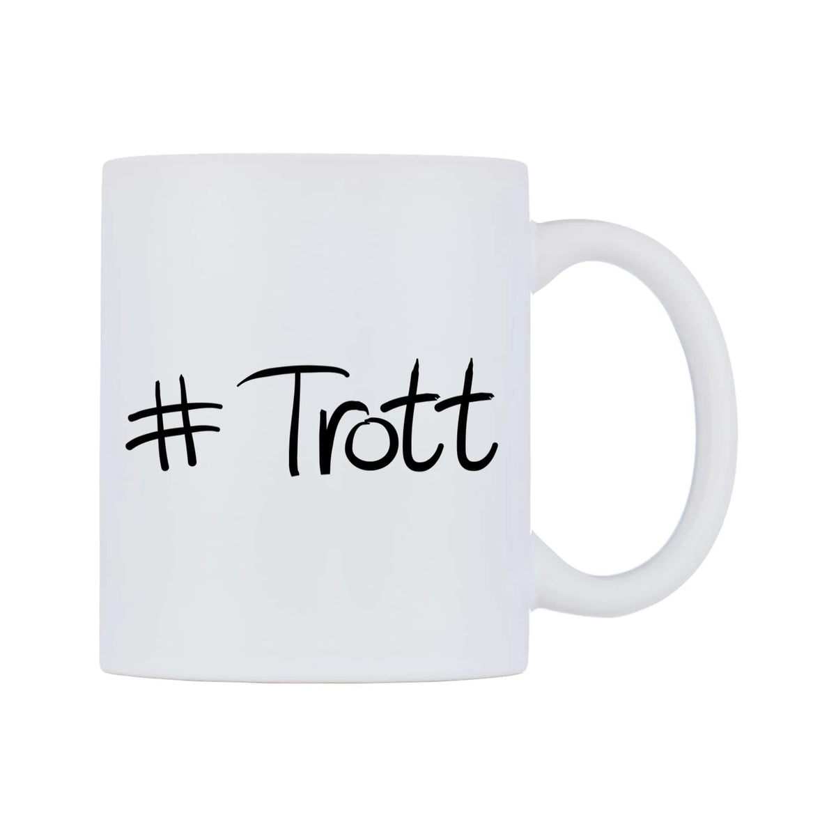 Trott Mug — mug, left side, on a white background