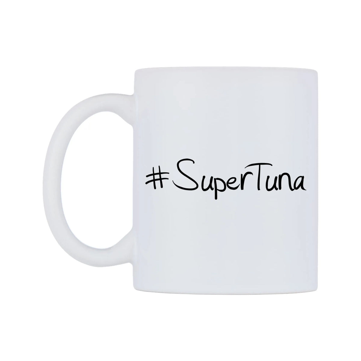 SuperTuna Mug — mug, right side, on a white background