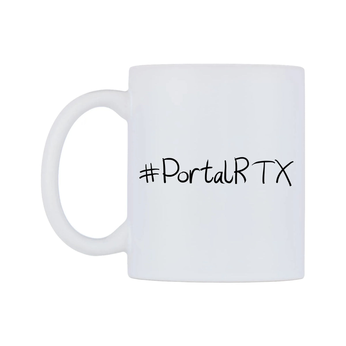 PortalRTX Mug — mug, right side, on a white background
