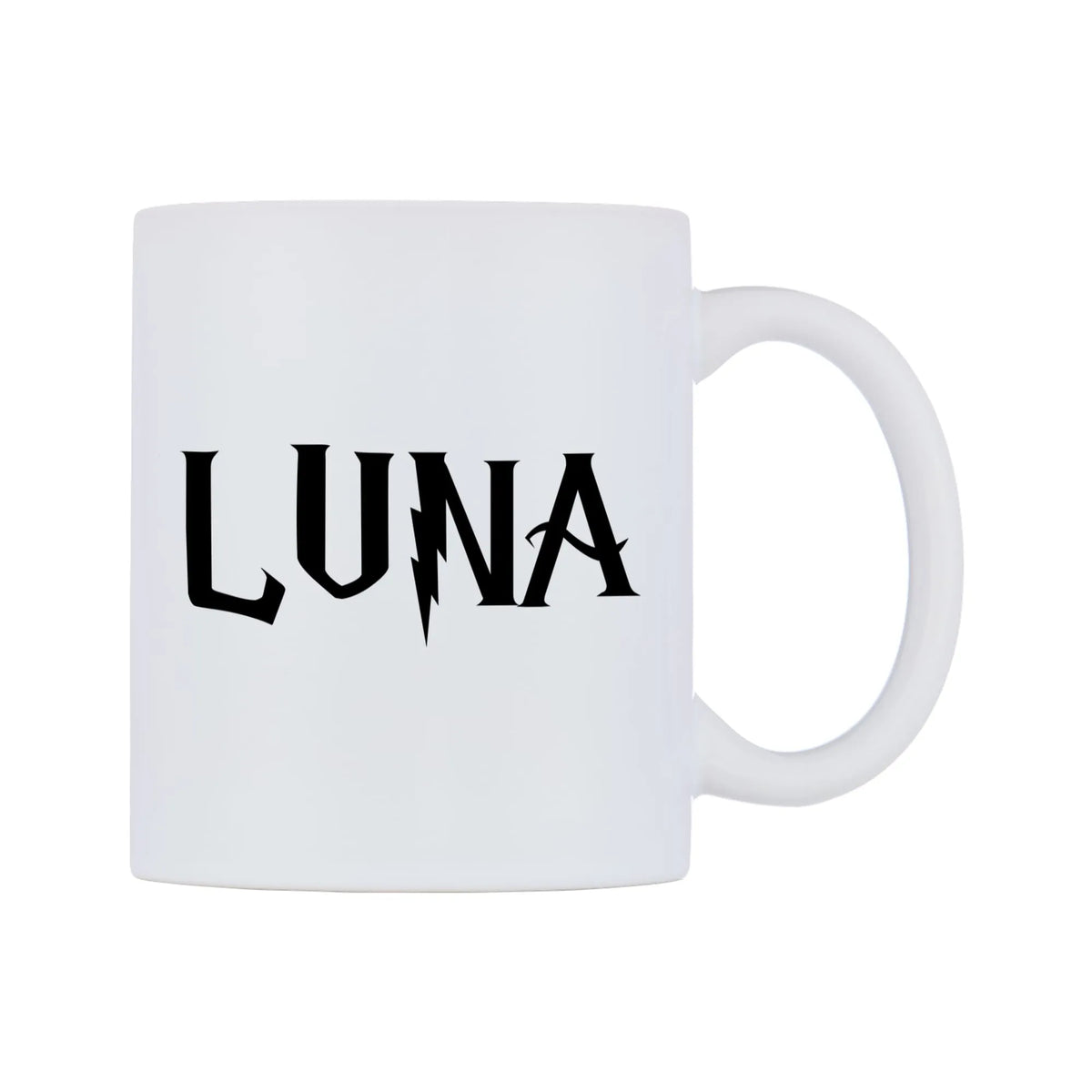 Luna - Wizard Themed Mug — mug, left side, on a white background