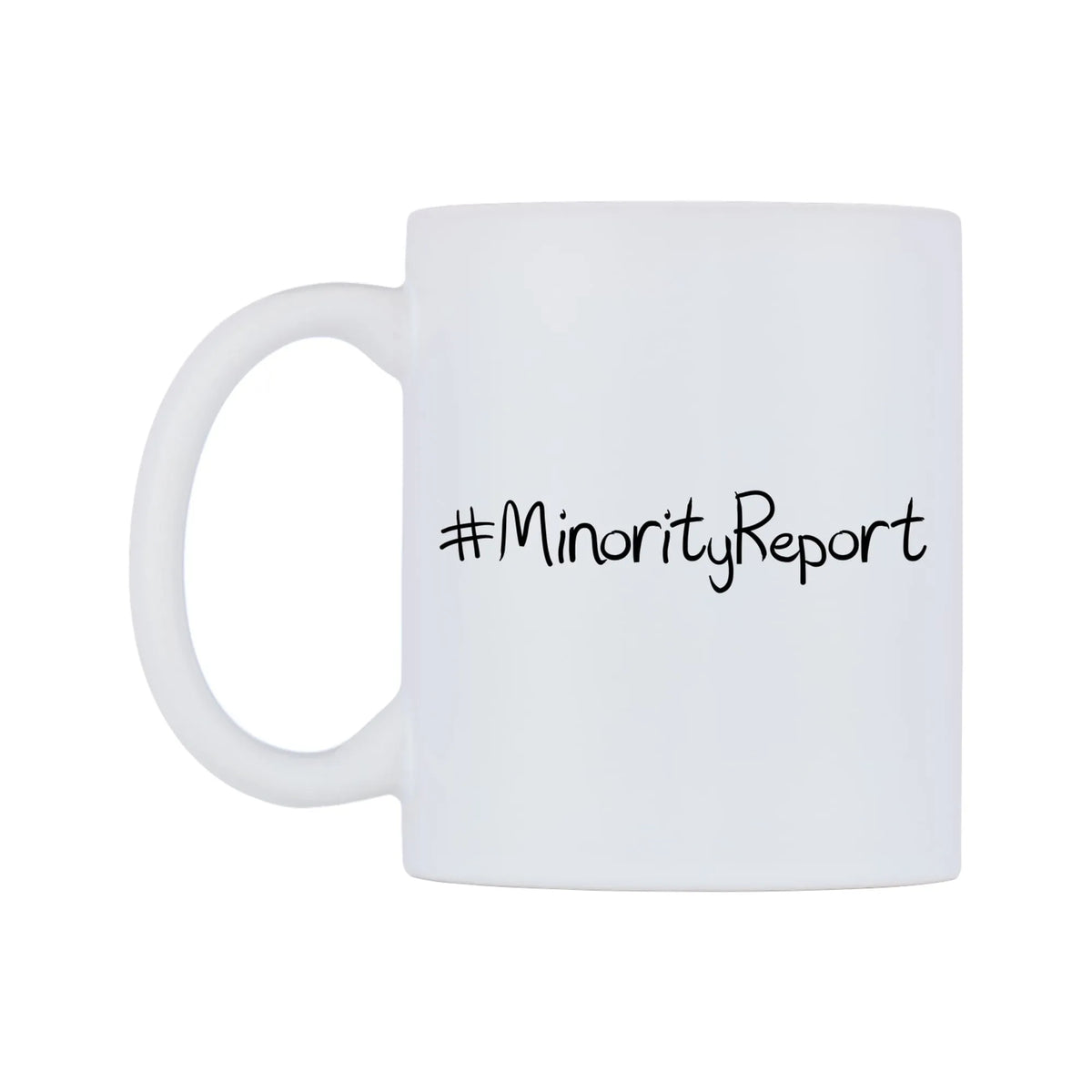 MinorityReport Mug — mug, right side, on a white background