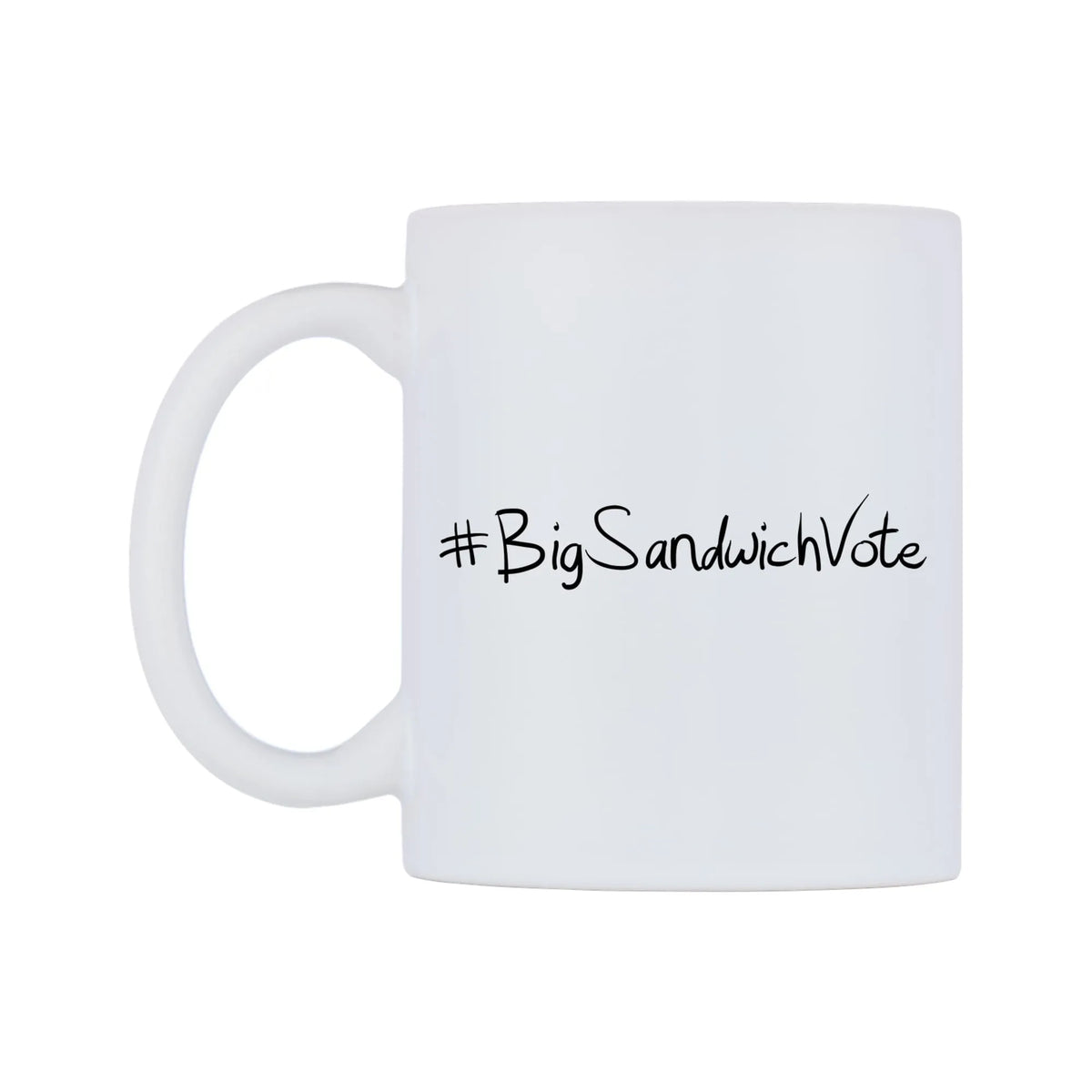 BigSandwichVote Mug — mug, right side, on a white background