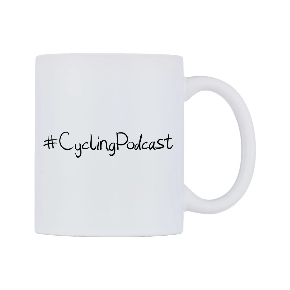 CyclingPodcast Mug — mug, left side, on a white background