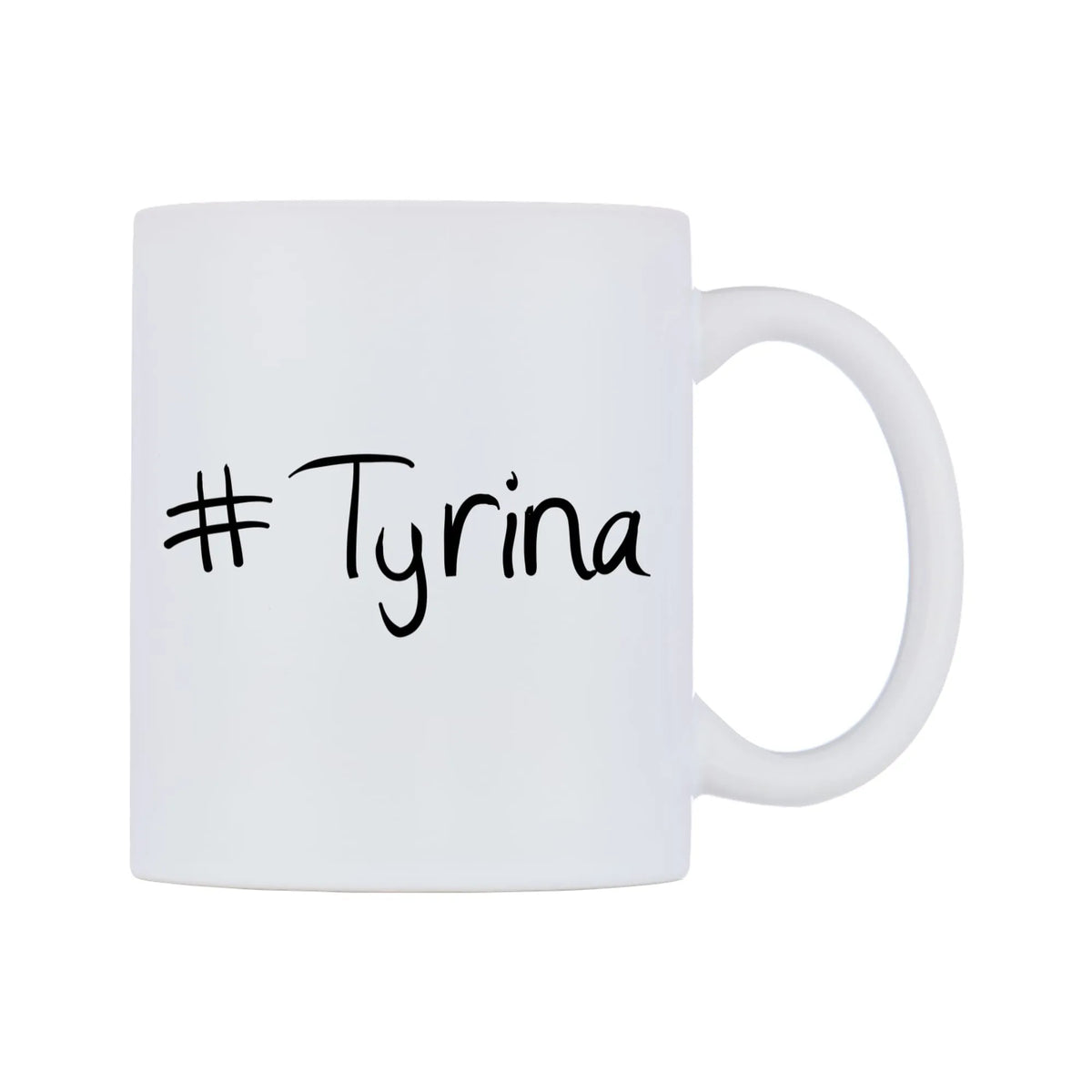 Tyrina Mug — mug, left side, on a white background
