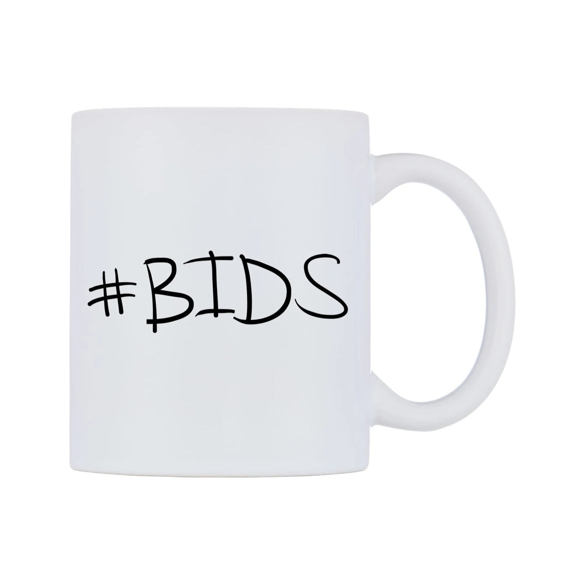 BIDS Mug — mug, left side, on a white background