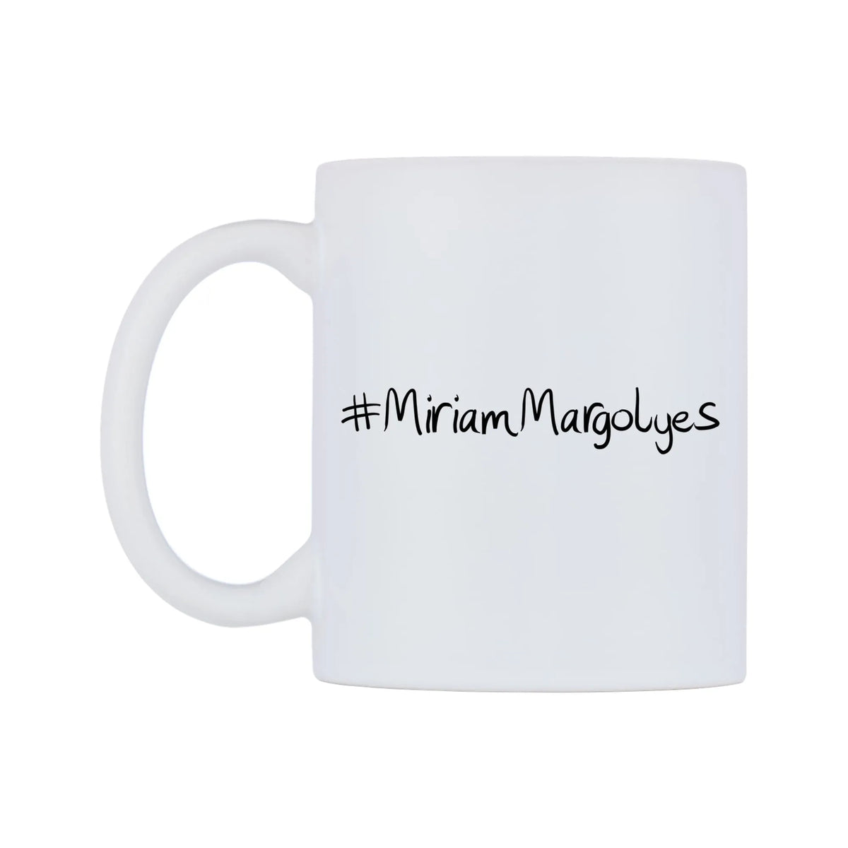 MiriamMargolyes Mug — mug, right side, on a white background